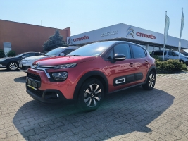 Citroën Poděbrady :: Citroën C3 Shine 1.2 PT 110k červená ELIXIR 05/2023 10800km